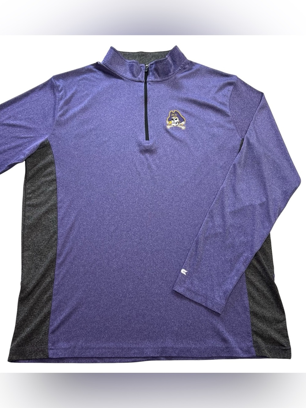 ECU Eastern Carolina Pirates Men’s Colosseum 1/4 Zip Performance Pullover sz XL